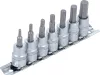 BGS technic 7 részes Imbusz bitfej készlet, 3/8", col méretek: 1/8" - 3/8" (BGS 5104)