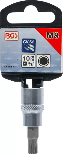 BGS technic 3/8" Spline bitfej, M8 (BGS 5105-M8)