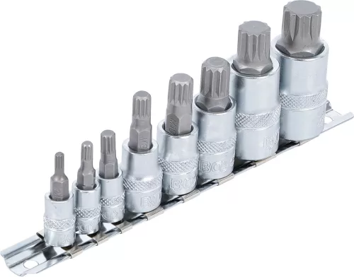 BGS technic 8 részes 3/8" Spline bitfej készlet (BGS 5105)