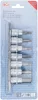 BGS technic Imbusz bitdugókulcs készlet, 3/8", 3–10 mm, CrV acél, 7 részes (BGS 5107)