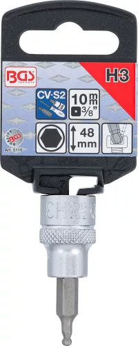 BGS technic Imbuszkulcs gömbfejű 3mm, 3/8" (BGS 5110)