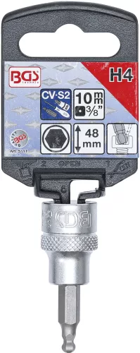 BGS technic Imbuszkulcs gömbfejű 4mm, 3/8" (BGS 5111)