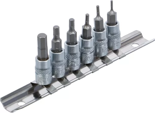 BGS technic 1/4" Imbusz bit dugókulcs készlet, 1,5 - 6 mm (BGS 5151)
