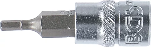 BGS Technic Behajtófej | 6,3 mm (1/4") | belső hat szögletű hajtás furattal 2,5 mm (BGS 5156-2-5)