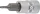 BGS Technic Behajtófej | 6,3 mm (1/4") | belső hat szögletű hajtás furattal 2 mm (BGS 5156-2)