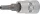 BGS Technic Behajtófej | 6,3 mm (1/4") | belső hat szögletű hajtás furattal 4 mm (BGS 5156-4)
