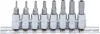 BGS technic 1/4" Imbusz bitfej készlet | furattos kivitel | 2 - 7 mm | 8 darabos (BGS 5156)