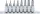 BGS technic 1/4" Imbusz bitfej készlet | furattos kivitel | 2 - 7 mm | 8 darabos (BGS 5156)