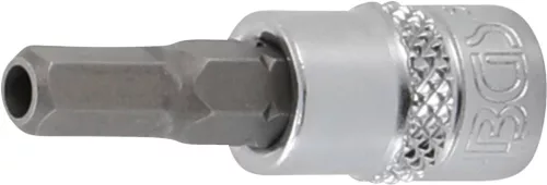 BGS technic 1/4" Imbusz bitfej készlet | furattos kivitel | 2 - 7 mm | 8 darabos (BGS 5156)