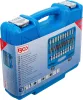 BGS technic Bitfej készlet, 1/2", Imbusz, T-profil (Torx), XZN gömbvéggel, 20 darabos (5170)