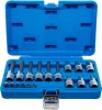 BGS technic Bitfej készlet, 1/4" / 1/2", Imbusz, 18 darabos (5171)