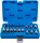 BGS technic Bitfej készlet, 1/4" / 1/2", T-profil (Torx), 18 darabos (5173)
