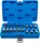 BGS technic Bitfej készlet, 1/4" / 1/2", T-profil (Torx) furattal, 18 darabos (5174)