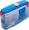 BGS technic Bitfej készlet, 1/4" / 1/2", T-profil (Torx) furattal, 18 darabos (5174)