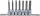 BGS technic Bitfej készlet, 1/2", XZN M5 - M14, 7 darabos (5175)