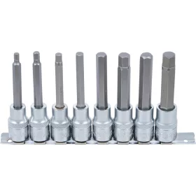   BGS technic Bitfej készlet, 1/2", Imbusz 5 - 13 mm, 8 darabos (5176)
