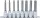 BGS technic Bitfej készlet, 1/2", Imbusz 5 - 13 mm, 8 darabos (5176)