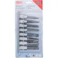   BGS technic Bitfej készlet, 1/2", Imbusz 5 - 13 mm, 8 darabos (5176)