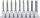BGS technic Bitfej készlet, 1/2", T-profil (Torx), 9 darabos (5177)