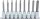 BGS technic Bitfej készlet, 1/2", T-profil (Torx) furattal, 9 darabos (5178)