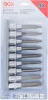BGS technic Bitfej készlet, 1/2", T-profil (Torx) furattal, 9 darabos (5178)