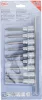 BGS technic Bitfej készlet, 1/2", T-profil (Torx) furattal, 9 darabos (5178)