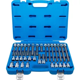   BGS technic RIBE bitfejes dugókulcs készlet, 1/2", M5–M14, 55–200 mm, 32 részes (BGS 5183)