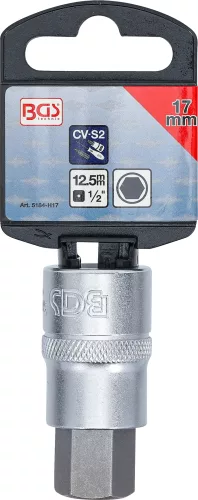BGS technic 1/2" Imbusz bitfej, 17x55 mm (BGS 5184-H17)