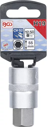 BGS technic 1/2" Imbusz bitfej, 19x55 mm (BGS 5184-H19)