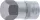 BGS technic Bit dugókulcs | 12,5 mm (1/2") meghajtó | Belső hatszög 26 mm (BGS 5184-H26)