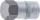 BGS technic Bit dugókulcs | 12,5 mm (1/2") meghajtó | Belső hatszög 26 mm (BGS 5184-H26)