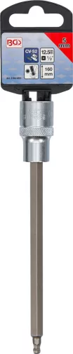 BGS technic 1/2"Imbusz bitfej, 5x160 mm, gömbvégű (BGS 5184-HB5)