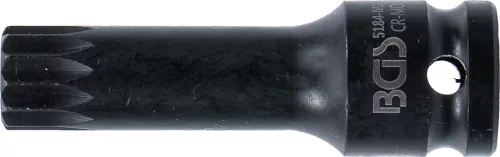 BGS technic 1/2" Spline bitfej, légkulcshoz, M18x78 mm (BGS 5184-M18)