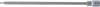 BGS technic 1/2" Biztonsági Torx (fúrt) bitfej, T30x300 mm (BGS 5184-TB30)