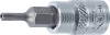 BGS technic 1/4" Biztonsági Torx (fúrt) bitfej, TS10x38 mm (BGS 5184-TS10)