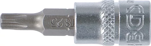 BGS technic 1/4" Biztonsági Torx (fúrt) bitfej, TS25x38 mm (BGS 5184-TS25)