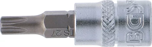 BGS technic 1/4" Biztonsági Torx (fúrt) bitfej, TS27x38 mm (BGS 5184-TS27)