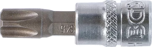 BGS technic 1/4" Biztonsági Torx (fúrt) bitfej, TS45x38 mm (BGS 5184-TS45)