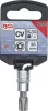 BGS technic 1/4" Biztonsági Torx (fúrt) bitfej, TS50x38 mm (BGS 5184-TS50)