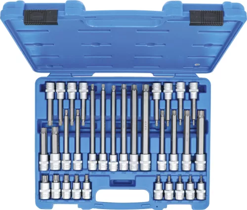 BGS technic 1/2" Bit Dugókulcs fej készlet | TP-profil (Torx Plus) TP20 - TP70 | 32 darabos (BGS 5190)