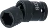 BGS technic 1/2" univerzális csuklós dugókulcs légkulcshoz, 17mm (BGS 5200-17)