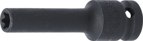 BGS technic 1/2" Torx hosszított dugókulcs légkulcshoz, E10 (BGS 5204-10)