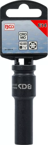 BGS technic 1/2" Torx hosszított dugókulcs légkulcshoz, E14 (BGS 5204-14)