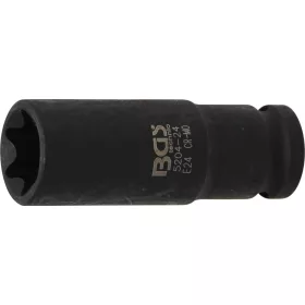   BGS technic 1/2" Torx hosszított dugókulcs légkulcshoz, E24 (BGS 5204-24)