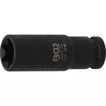   BGS technic 1/2" Torx hosszított dugókulcs légkulcshoz, E24 (BGS 5204-24)