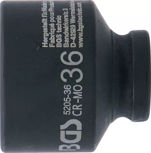 BGS technic 1/2" Levegős dugókulcs, 36 mm (BGS 5205-36)