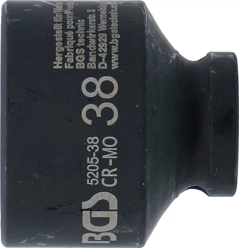 BGS technic 1/2" Levegős dugókulcs, 38 mm (BGS 5205-38)
