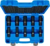 BGS technic Pneumatikus gépi dugókulcskészlet, hosszított, 1/2", 10–24 mm, CrMo, 10 részes (BGS 5206)