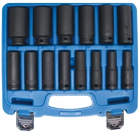   BGS technic 14 részes levegős dugókulcs készlet 1/2", 10-32mm (BGS 5207)