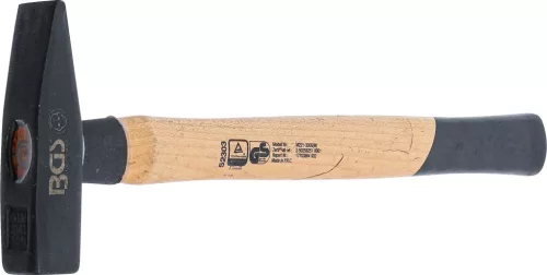 BGS technic Lakatos kalapács 300 g, Hickory nyéllel, DIN 1042 (BGS 52303)